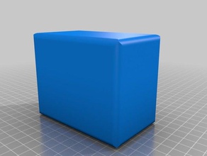 filletcube openscad módulo filete filetes de cubo openscadtutorial scad 3d print model - Mito3D