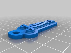 james - Organisation kundengebundene 3d print model - Mito3D