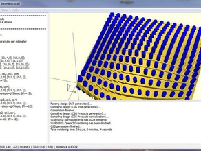 bezier mesh surface v05 math graphics openscad parametric 3d print model - Mito3D