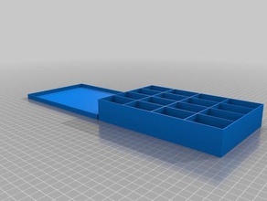 il mio personalizzato coperchio della scatola organizzazione su misura 3d print model - Mito3D