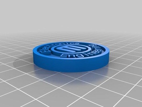 iss de la moneda monedas & insignias personalizado 3d print model - Mito3D