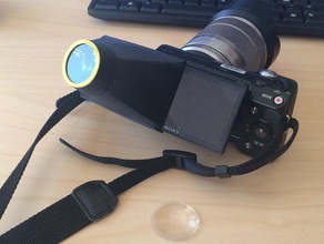 viseur sony nex5 de la caméra nex visionneuse 3d print model - Mito3D
