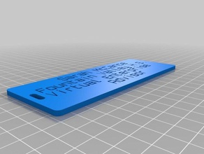 mccance ve tag organizzazione su misura 3d print model - Mito3D