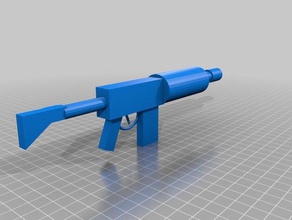 rifle prop 3d printing gun model 3d print model - Mito3D