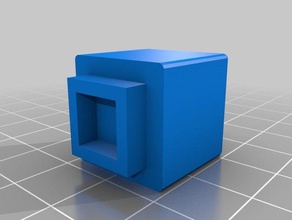 off-set cubo quebra-cabeças personalizado 3d print model - Mito3D