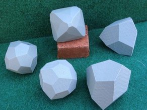 pentagonal icositetrahedron cuprite física e astronomia openscad poliedros poliedro 3d print model - Mito3D