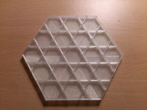 kagome lattice coaster office drink les houches optics physics 3d print model - Mito3D