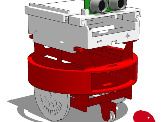 3d printed arduino-driven robot robotics arduino robots 3D print model - Mito3D