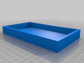 post note tray office box nut 3d print model - Mito3D