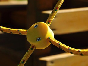 morsetto della fune di produzione arrampicata netto costruzione giocattoli rete giochi per bambini la corda 3d print model - Mito3D