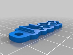 noa keyring organization customized 3d print model - Mito3D