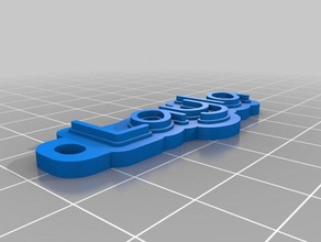 layla keyring organization customized 3d print model - Mito3D