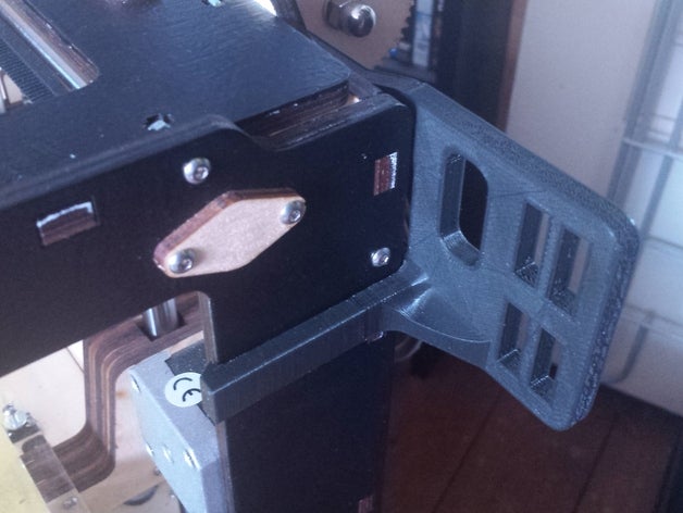 ultimaker original - side feeder bracket 3d printer accessories extruder mount 3D print model - Mito3D