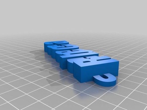 meine angepasste iamburny ist rebecca Schlüsselanhänger - Organisation kundengebundene 3d print model - Mito3D