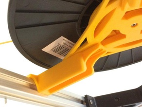 ayarlanabilir kossel delta makara tutucu uzatma kolları 3d yazıcı parçaları uzantısı filament biriktirme 3d print model - Mito3D