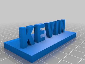 kevin L'impression 3d 3d print model - Mito3D