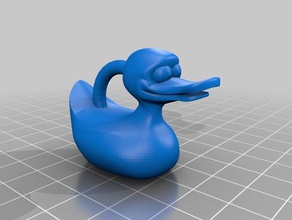 ducky keychain keychains duck 3d print model - Mito3D