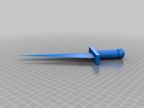 deadly dagger doom 3d printing 3d print model - Mito3D