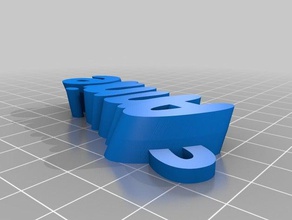 my customized name keyring organization 3d print model - Mito3D