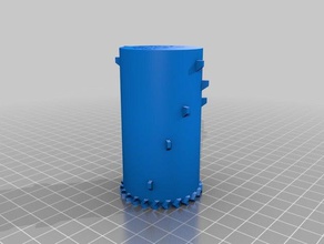 senhor sandman cilindro de caixa música mecânico brinquedos personalizado 3d print model - Mito3D