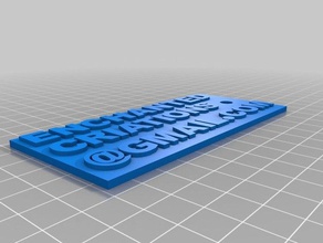 enchanted criations - business card 3d print model - Mito3D