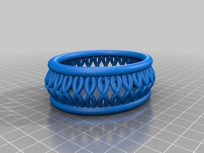 mon personnalisés twist bracelet designer bracelets 3d print model - Mito3D