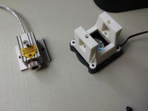 monta jtech fotónica 28 w del laser de la impresora 3d kit actualización Impresora accesorios cnc láser montaje ventilador el lasercut grabador printrbot 3d print model - Mito3D