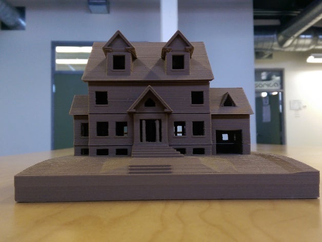 Haus scale-Modell Gebäude & Strukturen home maison Modell 3D print model - Mito3D