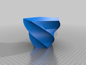 mon personnalisés star ellispe polygone vase stylo pot de fleur créateur décor personnalisé 3d print model - Mito3D