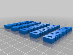 roman numerals 3d printing 3d print model - Mito3D