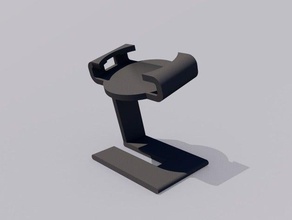 lg g watch r charging stand gadgets 3d print model - Mito3D