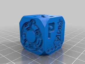 nautical dice game 3 customized 3d print model - Mito3D