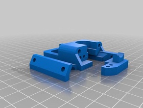 rp3d pangu i3 extruder mount chinese all metal j-head e3d clone 3d printing 3d print model - Mito3D