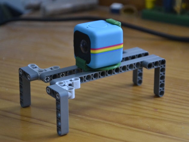 polaroid cube lego technic adapter camera compatible 3D print model - Mito3D