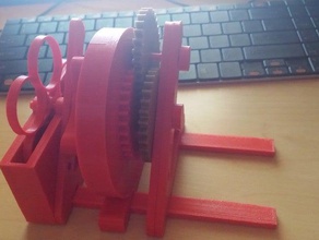 la burbuja de máquina v011 crédito completo maldex juguetes mecánicos soplador bubble blower maker 3d print model - Mito3D