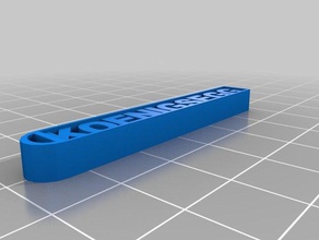 koenigsegg Schlüsselbund Schlüsselanhänger keychain 3d print model - Mito3D