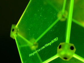 fluo lampe ménage 3d boulonné la boîte les conteneurs dxf joindre des pièces laser m3 nidification panneaux pla 3d print model - Mito3D