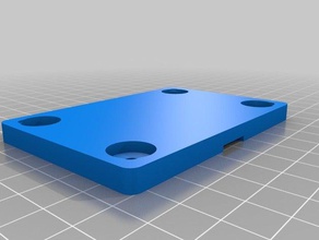 bloco de alimentação da placa parede suporte montagem computador 3d print model - Mito3D