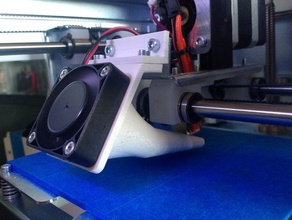 duto do ventilador arduino materia 101 Impressora 3d de peças fã 3d print model - Mito3D