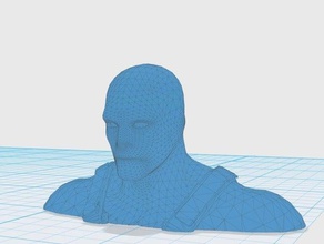 deadpool head creatures comics figures 3d print model - Mito3D