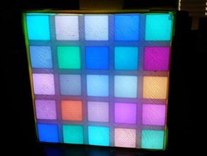 5x5v3 interactive art blinky colorful display led light lightitup 3d print model - Mito3D