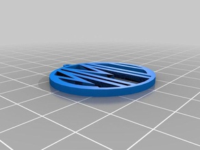 meu monograma personalizado pingente de múltiplos loops jóias 3d print model - Mito3D