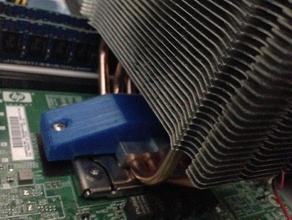 montaj hyper-212 cpu fan bracket 2 noktası bilgisayar işlemci desteği 3d print model - Mito3D