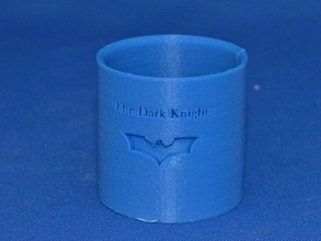 dark knight mini cup other darkknight plastic robbinsvillehighschool 3d print model - Mito3D