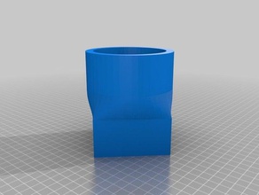 increased square length2 replacement parts customized 3d print model - Mito3D