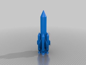 rocket vehicles airfoil parametric spaceship 3d print model - Mito3D