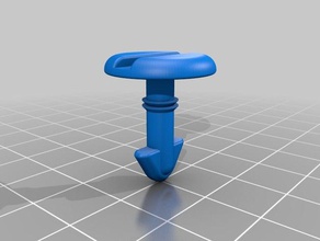 range rover sport tow hitch cover clip replacement parts 3d print model - Mito3D
