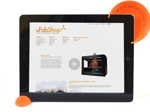 ipad 2 soporte de sonido optimizador tablet 3d print model - Mito3D