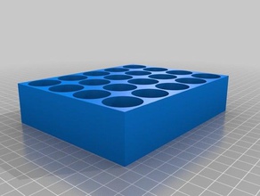 mon flacon personnalisé rack trous de drainage porte-outils & boîtes 3d print model - Mito3D
