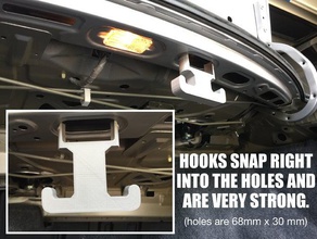 boneloc trunk hooks organization automotive hook modokit 3d print model - Mito3D